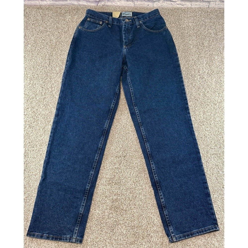 Gander Mountain Denim Blue Jeans Women's Size 10 Dark Wash Relaxed Fit NWT